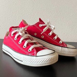 Red Converse Sneakers
